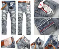 nouvelle 2018 collection de jeans pour homem dsquared2 half sapatos